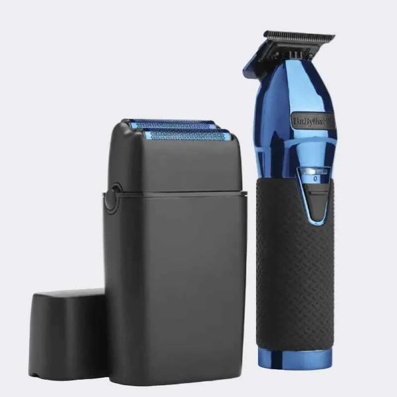 BaBylissPRO LimitedFX Black & Blue Trimmer & Shaver Combo (FXDUOFS2TBL)