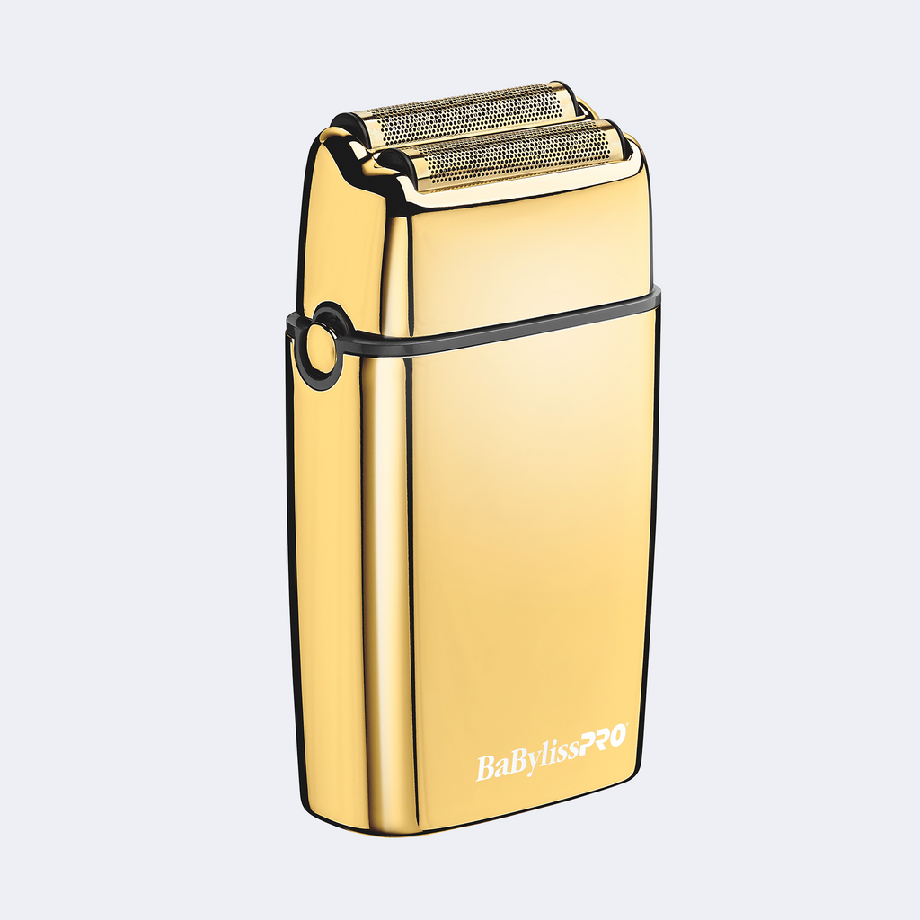 BaBylissPRO FXFS2G Gold Double Foil Shaver - Three-Quarter Right View