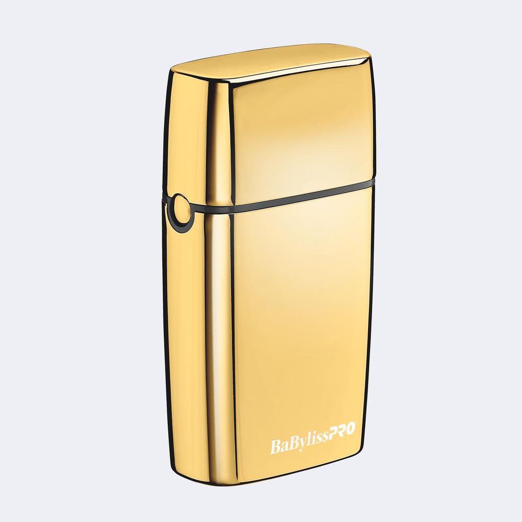 BaBylissPRO FXFS2G Gold Double Foil Shaver - Top Right Angle
