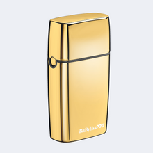 Load image into Gallery viewer, BaBylissPRO FXFS2G Gold Double Foil Shaver - Top Right Angle